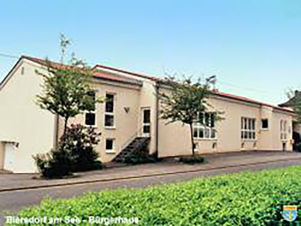 Das Bürgerhaus der Ortsgemeinde Biersdorf am See